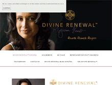 Tablet Screenshot of divinerenewal.com